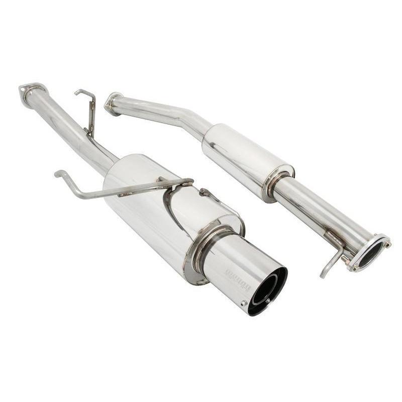 Megan Racing Short Tip Cat Back Exhaust Nissan 240sx 1995-1998 (MR-CBS-NS15)-MR MR-CBS-NS15-MR-CBS-NS15-Cat Back Exhaust System-Megan Racing-JDMuscle