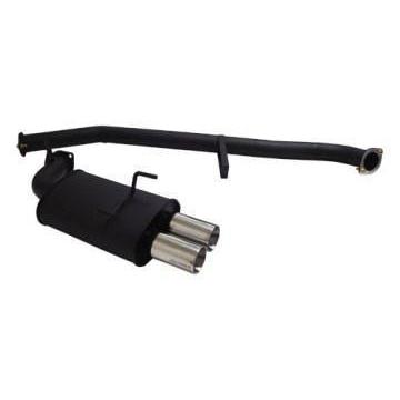 Megan Racing Type 2 Black Cat Back Exhaust Nissan 240sx 1989-1994 | MR-CBS-NS13T2B