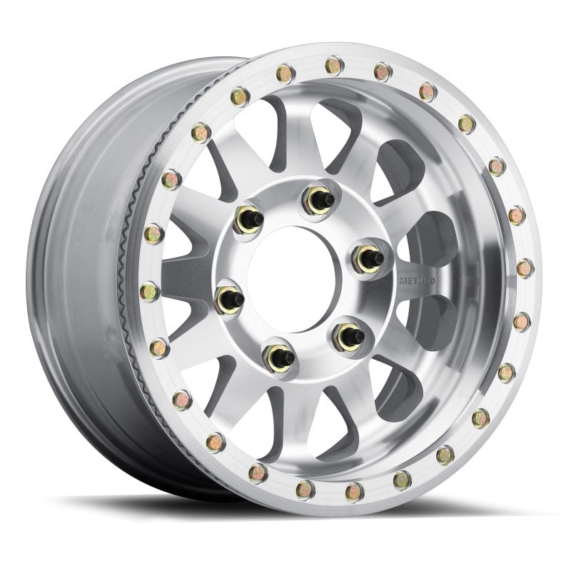 Method MR101 Beadlock 17x9 - 12mm Offset 6x6.5 108mm CB Raw Machined w/BH - H24125 Wheel - JDMuscleNon - CategorizedmrwMR10179070312BR