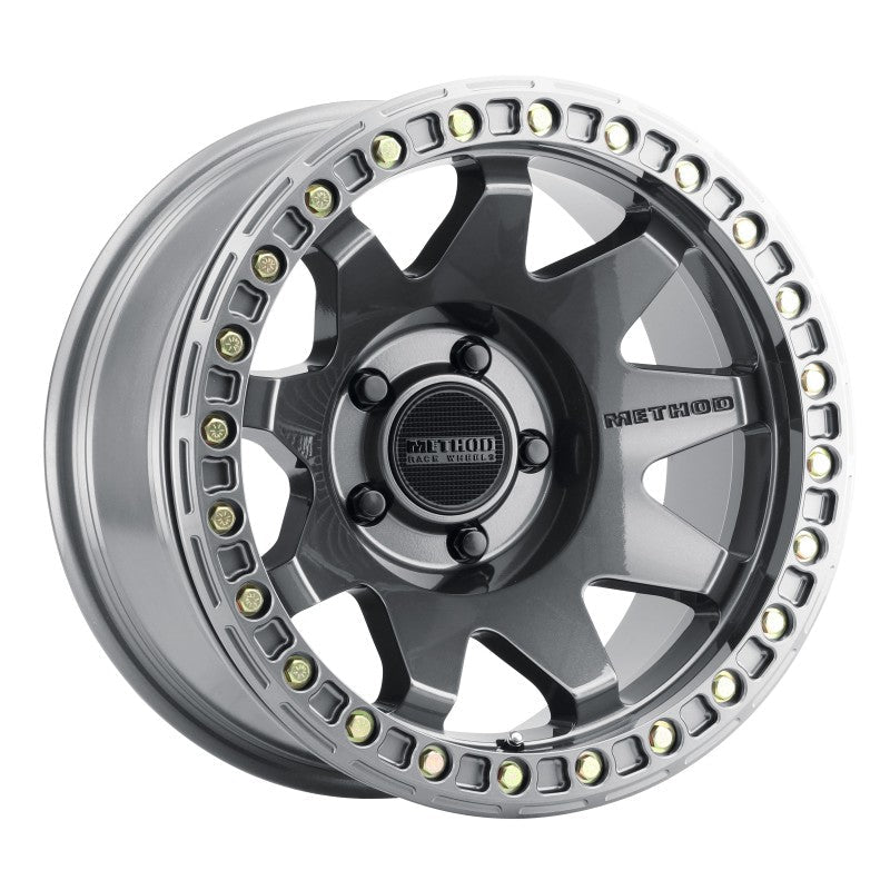 Method MR108 17x9 - 44mm Offset 5x5 71.5mm CB Gloss Titanium w/BH - H24125 - 38 Wheel - JDMuscleNon - CategorizedmrwMR10879050844B