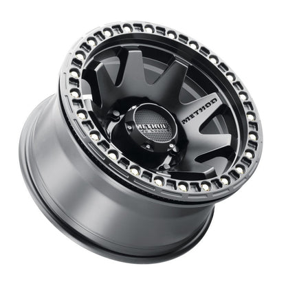Method MR108 17x9 - 44mm Offset 8x6.5 130.81mm CB Matte Black w/BH - H24125 - 38 Wheel - JDMuscleNon - CategorizedmrwMR10879080544B