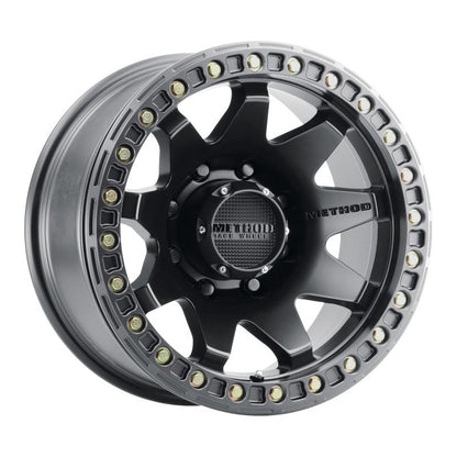 Method MR108 17x9 - 44mm Offset 8x6.5 130.81mm CB Matte Black w/BH - H24125 - 38 Wheel - JDMuscleNon - CategorizedmrwMR10879080544B