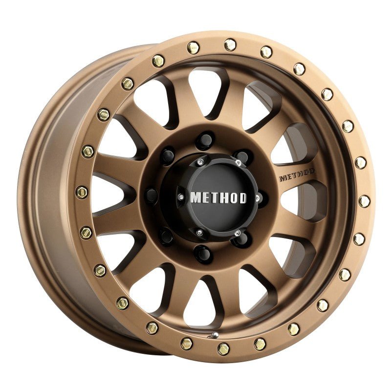 Method MR304 Double Standard 17x8.5 0mm Offset 8x6.5 130.81mm CB Method Bronze Wheel | MR30478580900 - JDMuscleWheelsmrwMR30478580900