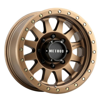 Method MR304 Double Standard 17x8.5 0mm Offset 8x6.5 130.81mm CB Method Bronze Wheel | MR30478580900 - JDMuscleWheelsmrwMR30478580900