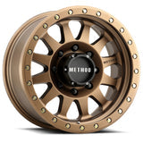 Method MR304 Double Standard 18x9 +25mm Offset 5x150 116.5mm CB Method Bronze Wheel | MR30489058925