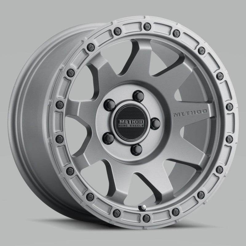 Method MR317 17x8.5 0mm Offset 5x150 110.5mm CB Matte Titanium Wheel | MR31778558800 - JDMuscleWheelsmrwMR31778558800