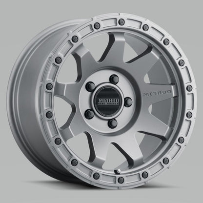 Method MR317 17x8.5 0mm Offset 5x150 110.5mm CB Matte Titanium Wheel | MR31778558800 - JDMuscleWheelsmrwMR31778558800