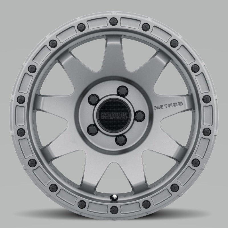 Method MR317 17x8.5 0mm Offset 5x150 110.5mm CB Matte Titanium Wheel | MR31778558800 - JDMuscleWheelsmrwMR31778558800