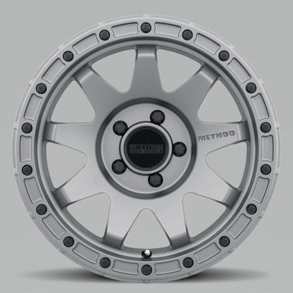 Method MR317 17x8.5 0mm Offset 5x150 110.5mm CB Matte Titanium Wheel | MR31778558800 - JDMuscleWheelsmrwMR31778558800