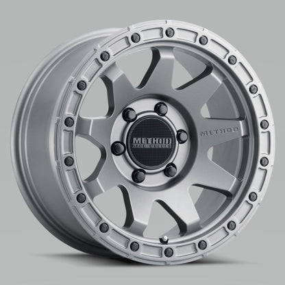Method MR317 17x8.5 0mm Offset 6x120 67mm CB Matte Titanium Wheel | MR31778562800 - JDMuscleWheelsmrwMR31778562800