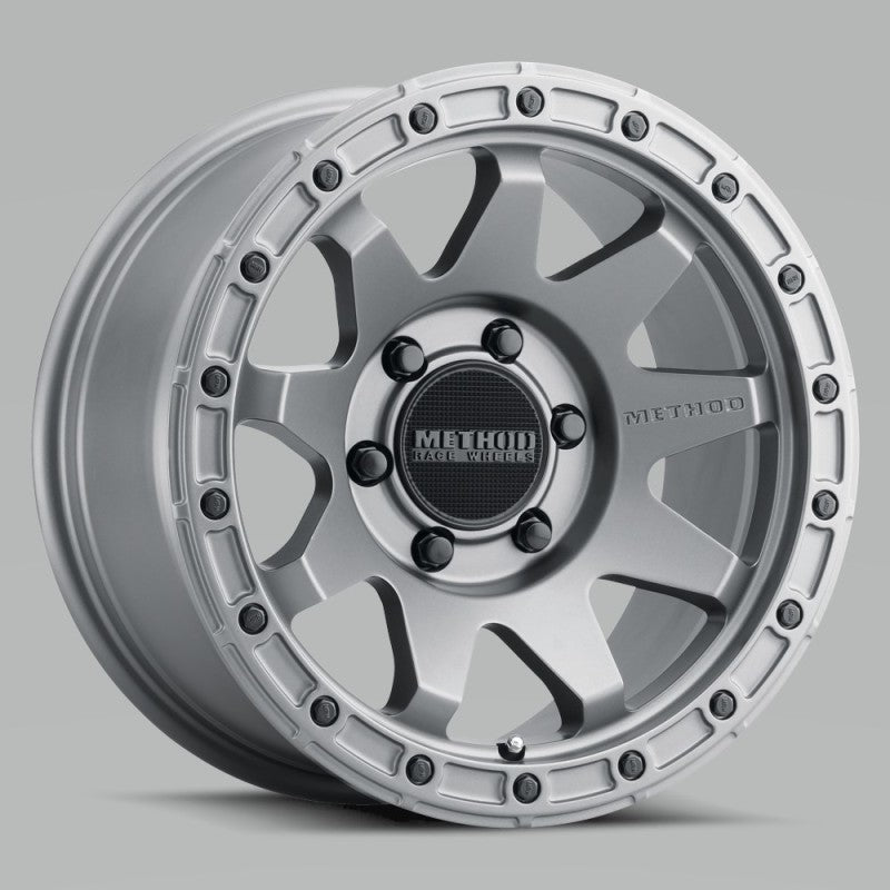Method MR317 17x8.5 0mm Offset 6x135 87mm CB Matte Titanium Wheel | MR31778516800 - JDMuscleWheelsmrwMR31778516800