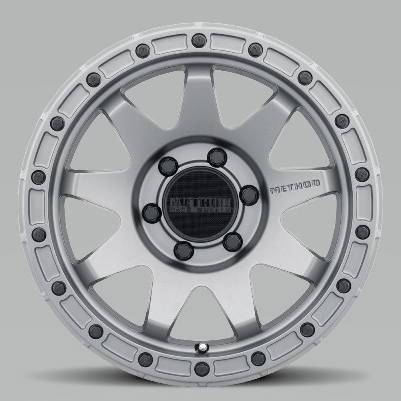 Method MR317 17x8.5 0mm Offset 6x5.5 106.25mm CB Matte Titanium Wheel | MR31778560800 - JDMuscleWheelsmrwMR31778560800