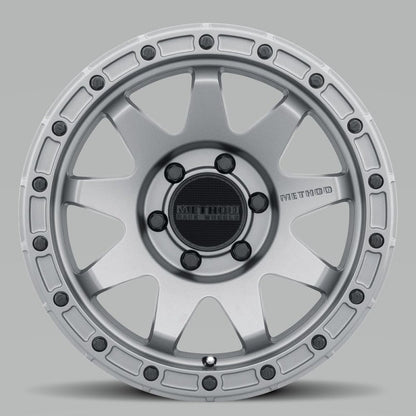 Method MR317 17x8.5 0mm Offset 6x5.5 106.25mm CB Matte Titanium Wheel | MR31778560800 - JDMuscleWheelsmrwMR31778560800