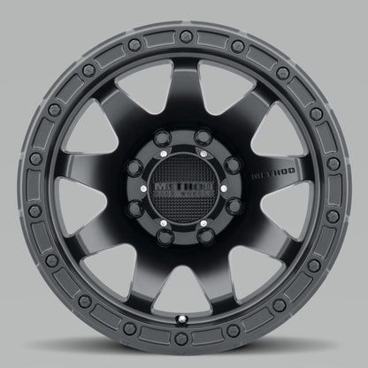 Method MR317 20x9 +18mm Offset 8x6.5 130.81mm CB Matte Black Wheel | MR31729080518 - JDMuscleWheelsmrwMR31729080518