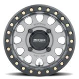 Method MR401 UTV Beadlock 15x7 5+2/+38mm Offset 4x136 106mm CB Titanium w/MB Ring w/BH - H24100 Wheel |MR40157047852B - JDMuscleWheelsmrwMR40157047852B