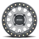 Method MR401 UTV Beadlock 15x7 5+2/+38mm Offset 4x156 132mm CB Titanium w/MB Ring w/BH - H24100 Wheel | MR40157046852B - JDMuscleWheelsmrwMR40157046852B