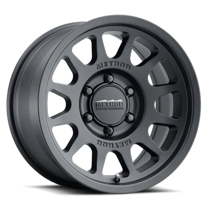 Method MR703 17x8.5 0mm Offset 5x5.5 108mm CB Matte Black Wheel | MR70378555500 - JDMuscleWheelsmrwMR70378555500