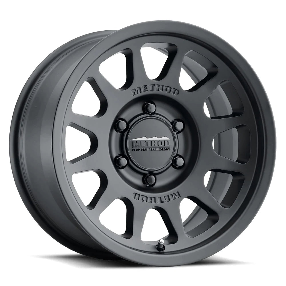 Method MR703 17x8.5 0mm Offset 5x5.5 108mm CB Matte Black Wheel | MR70378555500