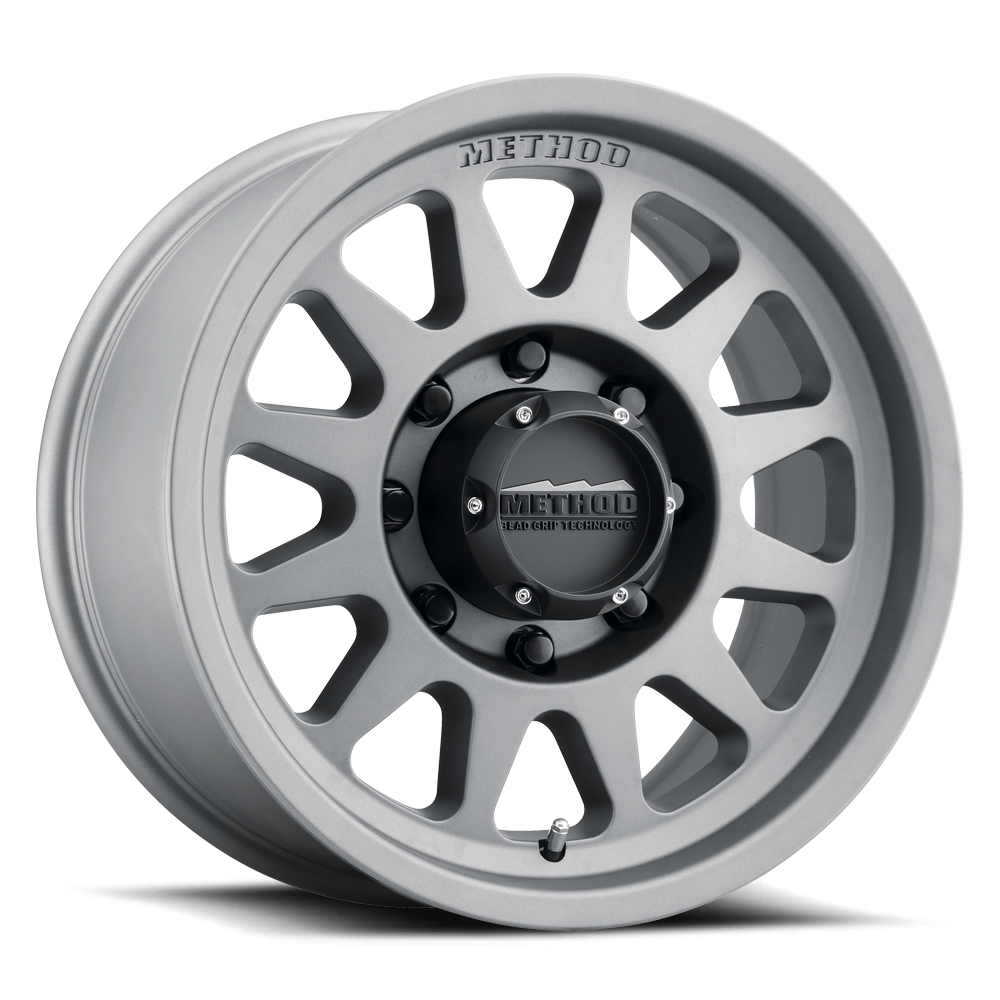 Method MR704 HD 17x9 18mm Offset 8x170 130.81mm CB Matte Titanium Wheel | MR70479087818H