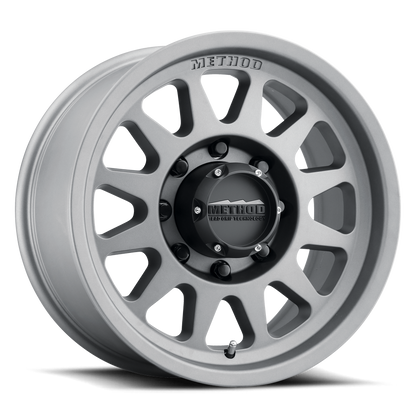 Method MR704 HD 17x9 18mm Offset 8x170 130.81mm CB Matte Titanium Wheel | MR70479087818H