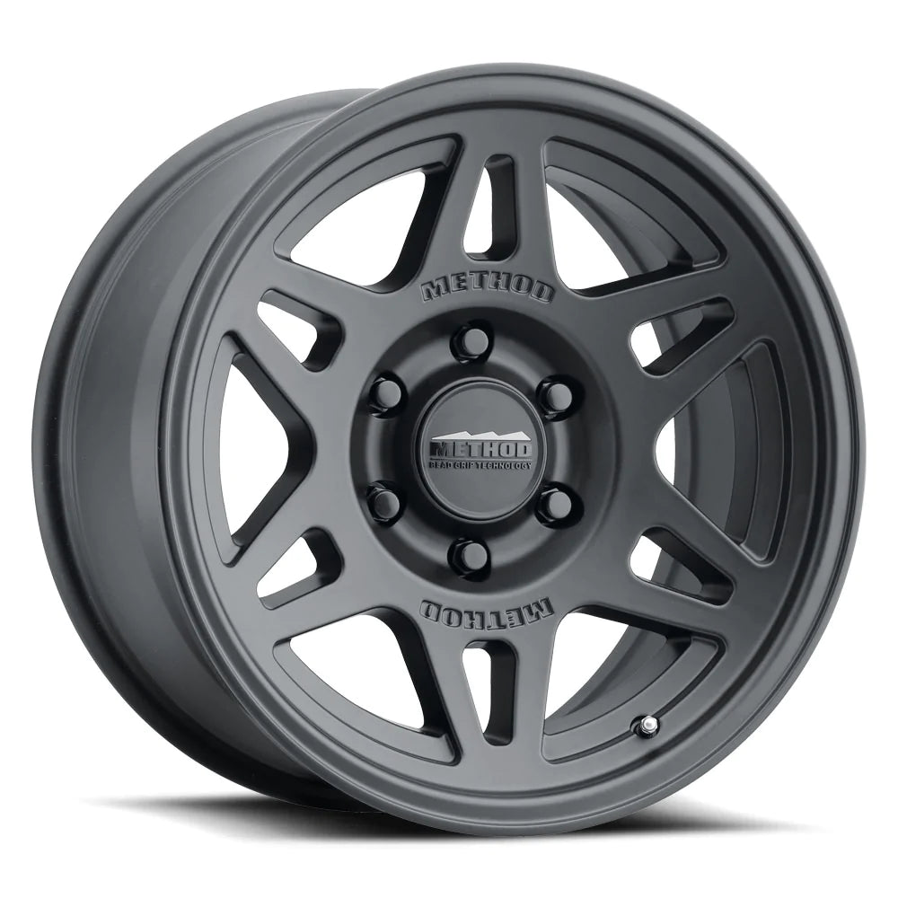 Method MR706 Bead Grip 17x8.5 25mm Offset 6x135 135mm Matte Black Wheel | MR70678516525