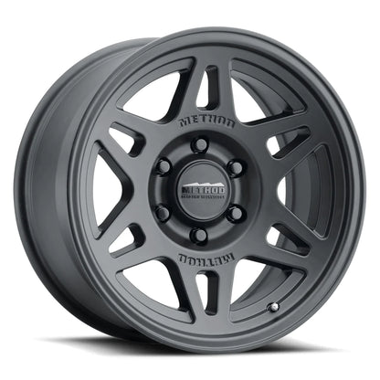 Method MR706 Bead Grip 17x8.5 25mm Offset 5x5 5mm Matte Black Wheel | MR70678550525