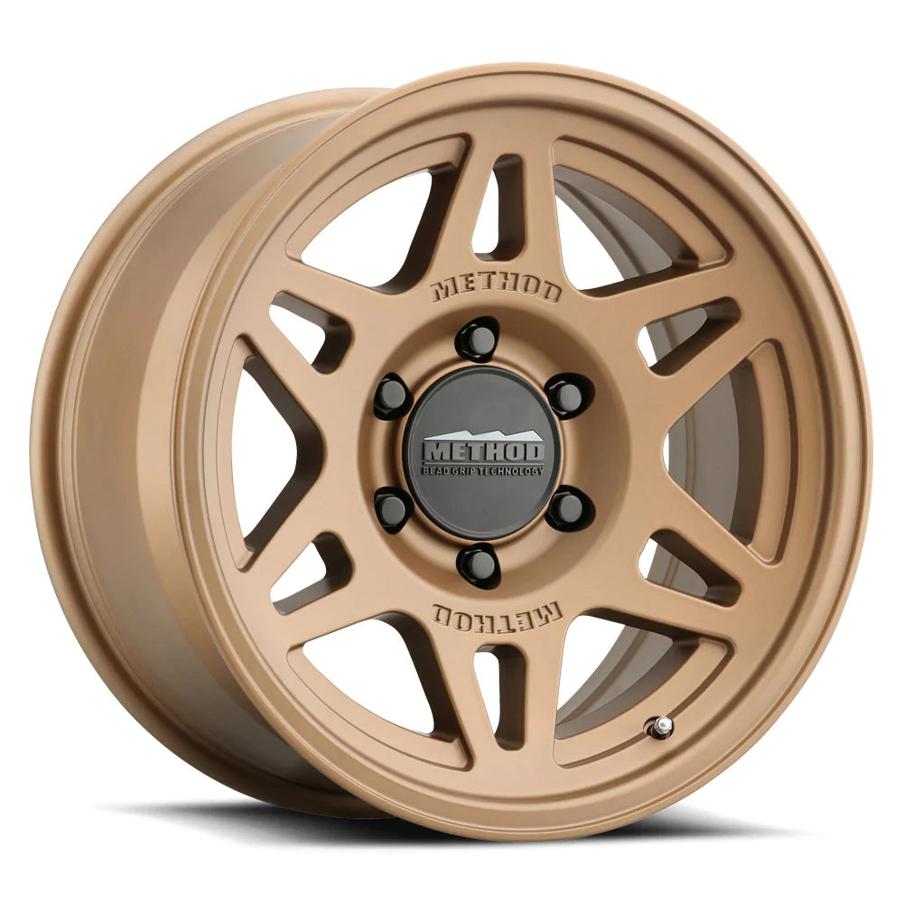 Method MR706 Bead Grip 17x8.5 0mm Offset 8x180 180mm Method Bronze Wheel | MR70678588900