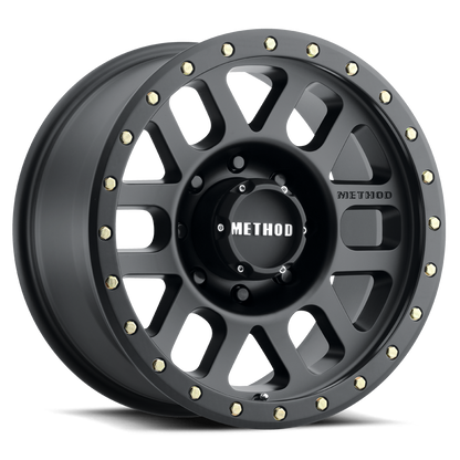 Method Race Wheels 309 | Grid | Matte Black-MR30978580500-Wheels-Method Race Wheels-17x8.5 | 8x6.5 | 0/4.75" | MR30978580500-JDMuscle