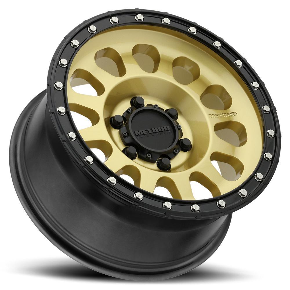 Method Race Wheels 315 | Gold / Black Lip-Wheels-Method Race Wheels-JDMuscle