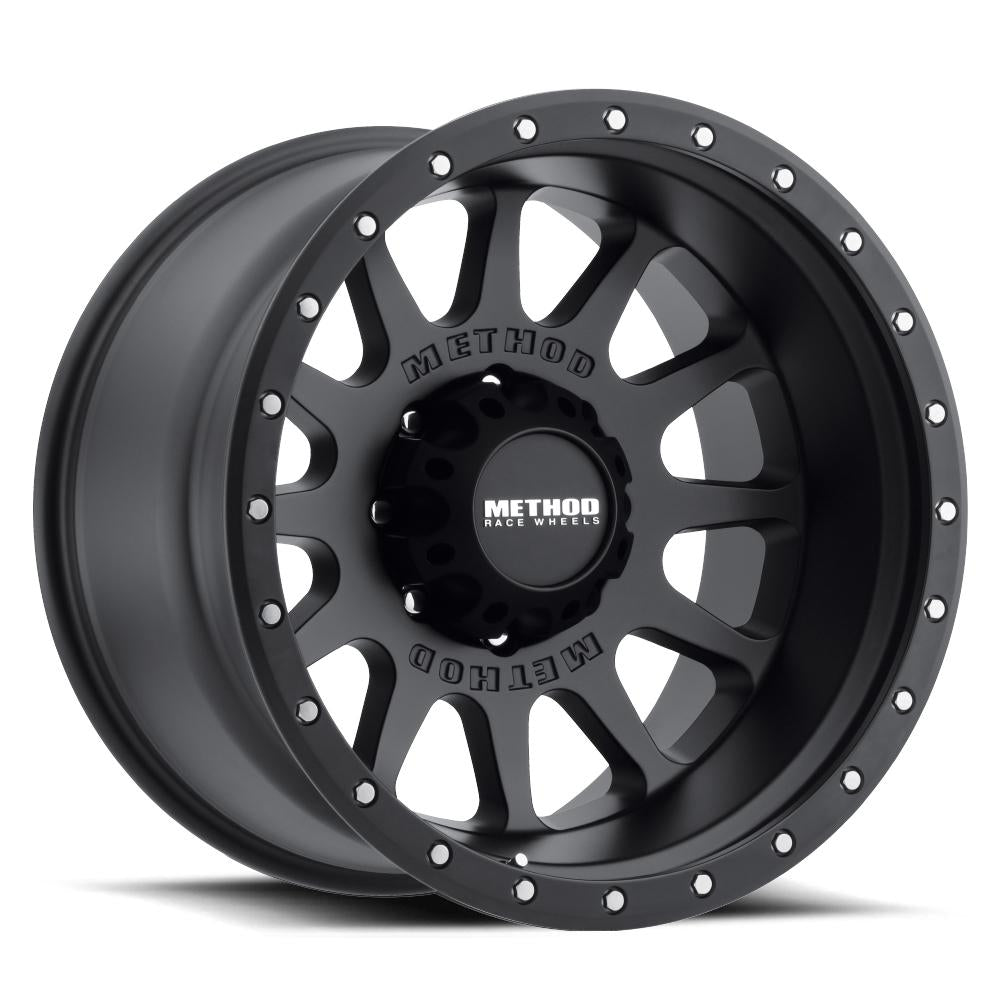 Method Race Wheels 605 | NV | Matte Black-MR60529080512N-Wheels-Method Race Wheels-20x9 | 8x6.5 | -12/4.50" | MR60529080512N-JDMuscle