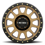 Method MR305 NV 18x9 0mm Offset 6x135 94mm CB Method Bronze/Black Street Loc Wheel | MR30589016900