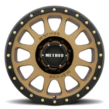 Method MR305 NV 18x9 0mm Offset 5x150 116.5mm CB Method Bronze/Black Street Loc Wheel | MR30589058900