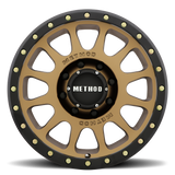 Method MR305 NV 18x9 0mm Offset 6x5.5 108mm CB Method Bronze/Black Street Loc Wheel | MR30589060900