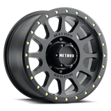 Method MR305 NV 20x10 -18mm Offset 5x5 94mm CB Matte Black Wheel | MR30521050518N