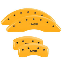 MGP 4 Caliper Covers Engraved Front & Rear MGP Yellow Finish Black Char 1997 Toyota Supra - JDMuscleNon-Categorizedmgp16215SMGPYL