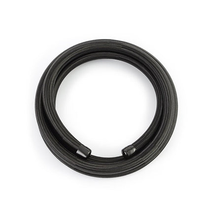 Mishimoto 10Ft Stainless Steel Braided Hose w/ 4AN Fittings Black Universal | MMSBH-04120-CB - JDMuscleRadiator HosesmisMMSBH-04120-CB