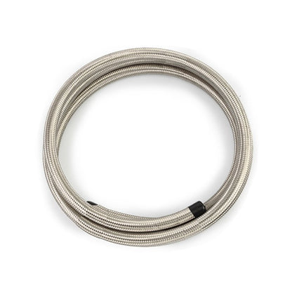 Mishimoto 10Ft Stainless Steel Braided Hose w/ 6AN Fittings Stainless Universal | MMSBH-06120-CS - JDMuscleRadiator HosesmisMMSBH-06120-CS
