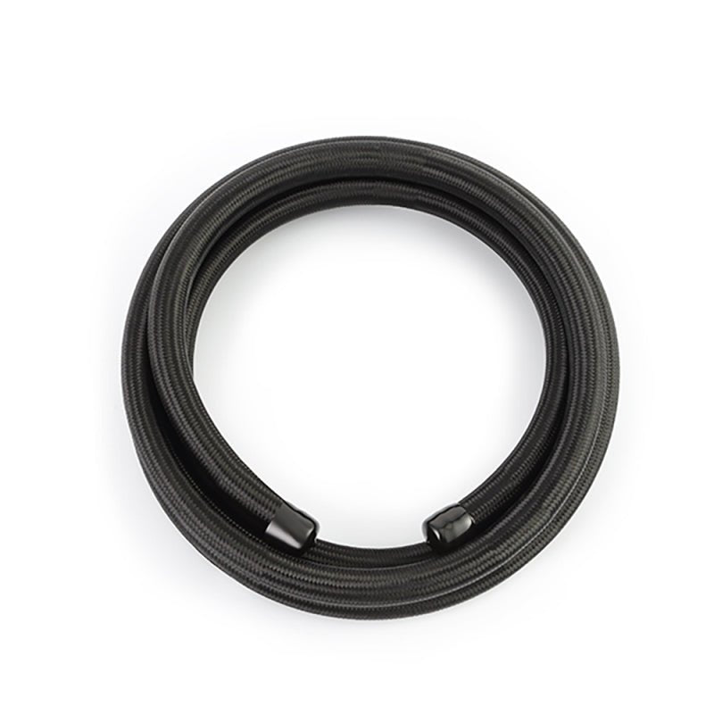 Mishimoto 10Ft Stainless Steel Braided Hose w/ 8AN Fittings Black Universal | MMSBH-08120-CB - JDMuscleRadiator HosesmisMMSBH-08120-CB