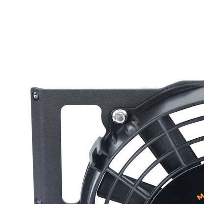 Mishimoto 10in. Heavy-Duty Oil Cooler Fan Shroud Micro Wrinkle Black Universal | MMFS-HDOC-10 - JDMuscleElectric FansmisMMFS-HDOC-10