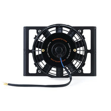 Mishimoto 10in. Heavy-Duty Oil Cooler Fan Shroud Micro Wrinkle Black Universal | MMFS-HDOC-10 - JDMuscleElectric FansmisMMFS-HDOC-10