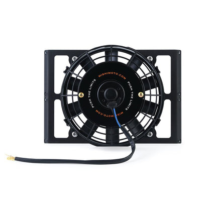 Mishimoto 10in. Heavy-Duty Oil Cooler Fan Shroud Micro Wrinkle Black Universal | MMFS-HDOC-10 - JDMuscleElectric FansmisMMFS-HDOC-10