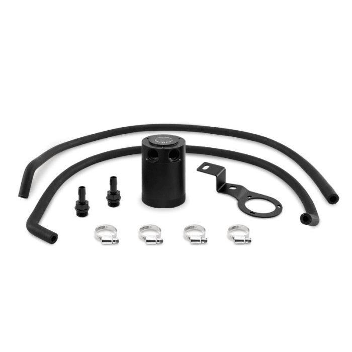 Mishimoto 15 - 21 WRX Baffled Oil Catch Can PVC Side Black | MMBCC - WRX - 15PBE - JDMuscleCatch CansMIMMMBCC-WRX-15PBE