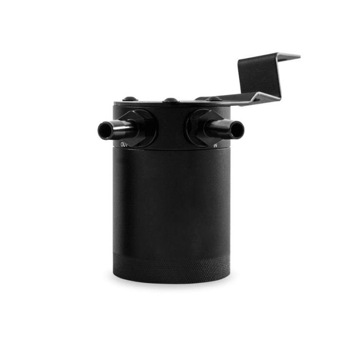 Mishimoto 15 - 21 WRX Baffled Oil Catch Can PVC Side Black | MMBCC - WRX - 15PBE - JDMuscleCatch CansMIMMMBCC-WRX-15PBE