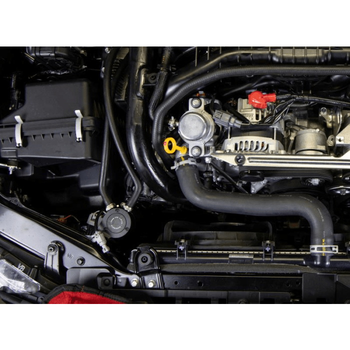 Mishimoto 15 - 21 WRX Baffled Oil Catch Can PVC Side Black | MMBCC - WRX - 15PBE - JDMuscleCatch CansMIMMMBCC-WRX-15PBE