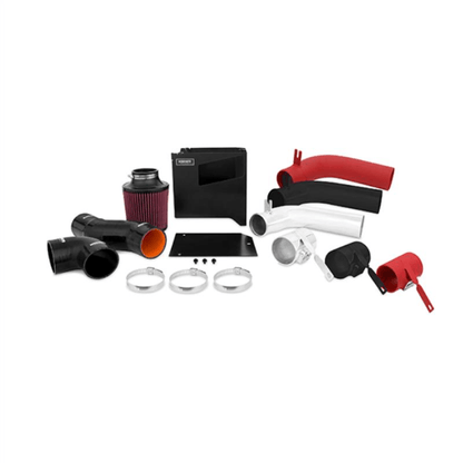 Mishimoto [15 - 21 WRX] Cold Air Intake Wrinkle Black w/ Air Box - JDMuscleIntakesMIMMMAI-WRX-15BWBK