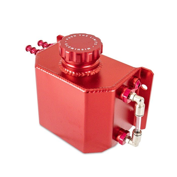 Mishimoto 1L Coolant Overflow Tank Red Universal | MMRT-1LRD - JDMuscleOverflow / Expansion TanksmisMMRT-1LRD