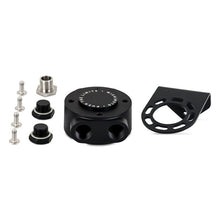 Mishimoto 3/4 - 16 Thread Remote Oil Filter Mount Black Universal | MMOC-RFH-34BK - JDMuscleOil Feed Lines and FittingsmisMMOC-RFH-34BK