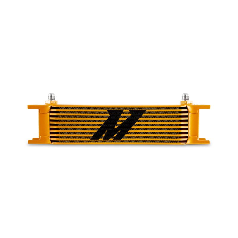 Mishimoto -6AN 10 Row Oil Cooler Gold Universal | MMOC-10-6GD - JDMuscleFluid CoolersmisMMOC-10-6GD