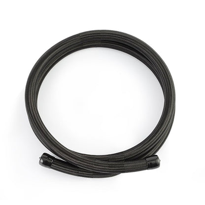 Mishimoto 6Ft Stainless Steel Braided Hose w/ 8AN Fitting Black Universal | MMSBH-0872-CB - JDMuscleRadiator HosesmisMMSBH-0872-CB