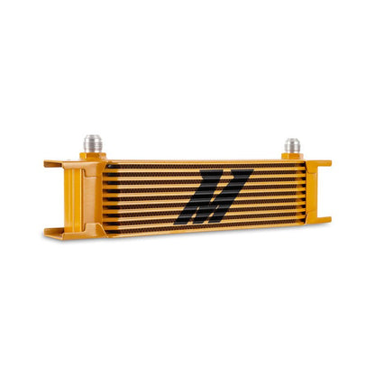 Mishimoto -8AN 10 Row Oil Cooler Gold Universal | MMOC-10-8GD - JDMuscleFluid CoolersmisMMOC-10-8GD